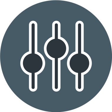 Multimedya düz simgesi beyaz arkaplanda izole edildi