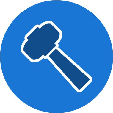 Modern oto tamir simgesinin vektör illüstrasyonu