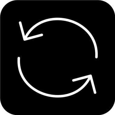 Bir farenin uzun gölge simgesinin vektör çizimi