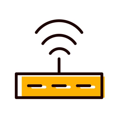 wifi sinyal simgesi, vektör illüstrasyonu