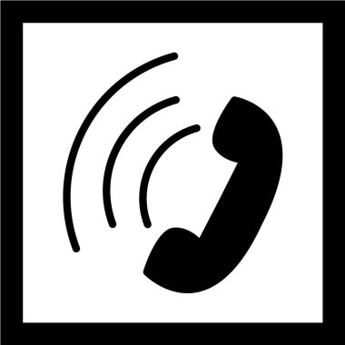 beyaz arkaplanda siyah simge izole edildi