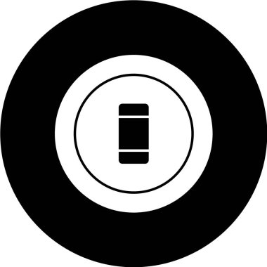 DVD 'nin modern eksiklik simgesinin vektör illüstrasyonu