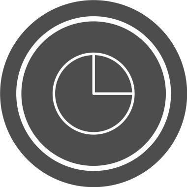 pasta grafiği vektör simgesi