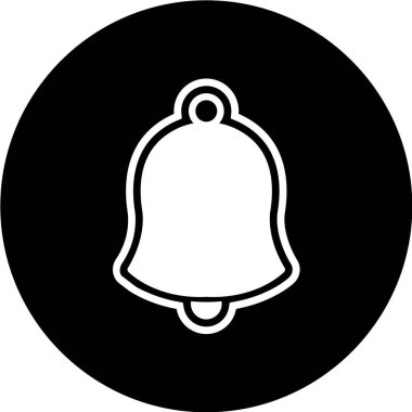 Çan simgesi vektör illüstrasyonu