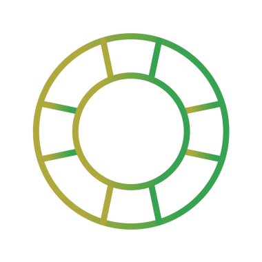 beyaz arkaplanda kamp konsepti vektör simgesi 