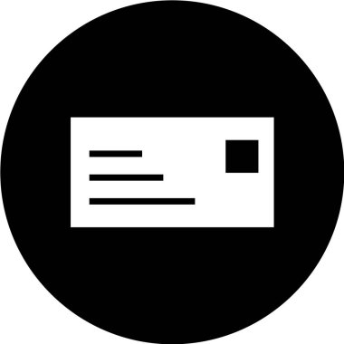 beyaz arkaplanda siyah simge izole edildi