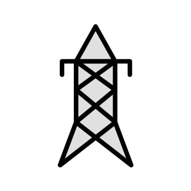 Enerji santrali simgesinin vektör illüstrasyonu