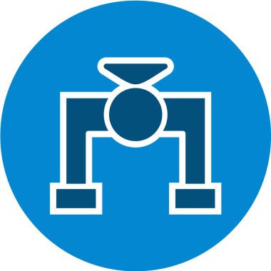 İş ve finans simgesinin vektör illüstrasyonu