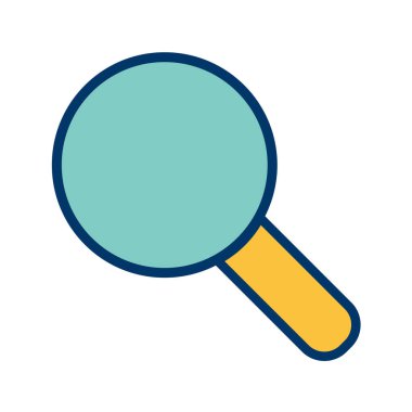 Arama simgesi vektör illüstrasyonu