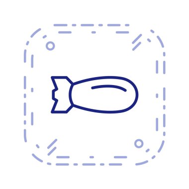 Çizgi film köpek simgesinin vektör çizimi