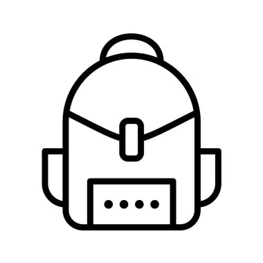 beyaz arkaplanda kamp konsepti vektör illüstrasyonu 