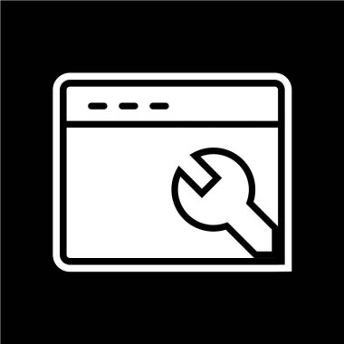 Web sitesi simgesi. vektör illüstrasyonu