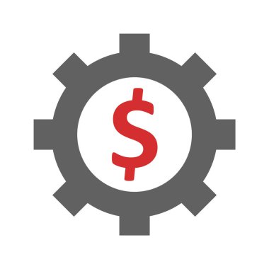 İş Çalışanları Simgesi Moda Biçiminde İzole Arkaplan 