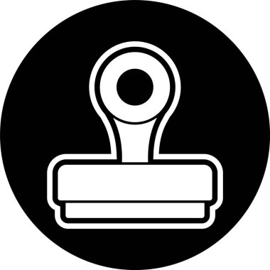 Moda Biçiminde Pul Simgesi İzole Arkaplan