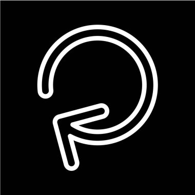 Uzun gölge simgesinin vektör illüstrasyonu