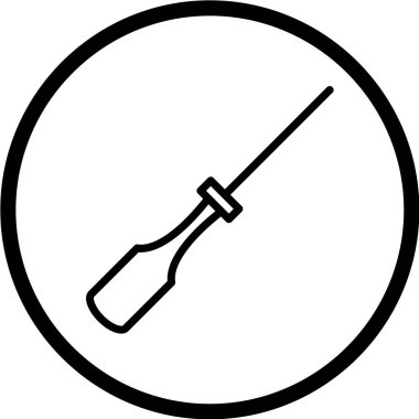 Modern oto tamir simgesinin vektör illüstrasyonu