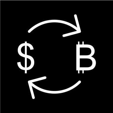Dolar işareti vektör simgesi. usd para birimi sembolü.