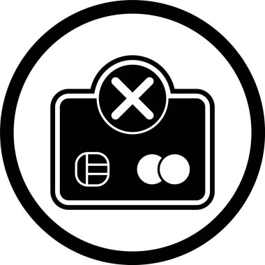 Ödeme Başarısızlığı Simgesi Moda Biçiminde İzole Arkaplan    