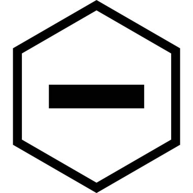 Moda Biçiminde Eksi Simge İzole Arkaplan