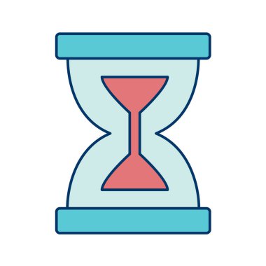 kum saati ikonu vektör illüstrasyonu