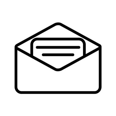 zarf e- posta simgesi vektör illüstrasyon grafik tasarımı