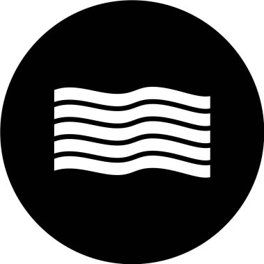 Modern siyah beyaz bir logonun vektör çizimi