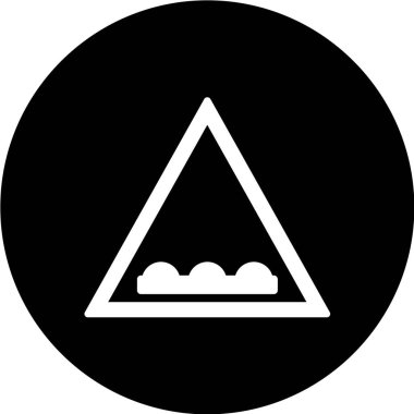 Yol işaretinin vektör illüstrasyonu