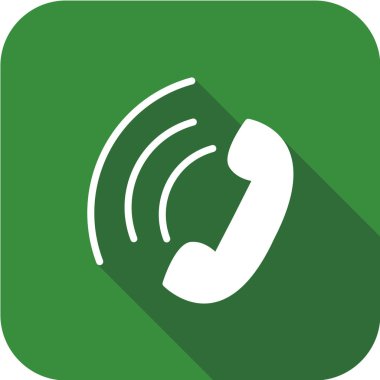 Telefon ikonu. vektör illüstrasyonu