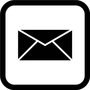 bir harfin siyah ve beyaz vektör simgesi