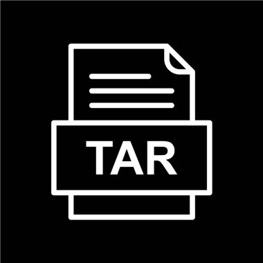 Vektör düz web simgesi. katran