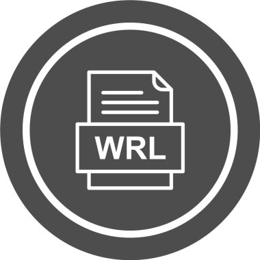 dosya biçimi simgesi, vektör illüstrasyonu