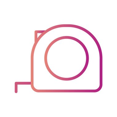 Teyp simgesinin vektör illüstrasyonu