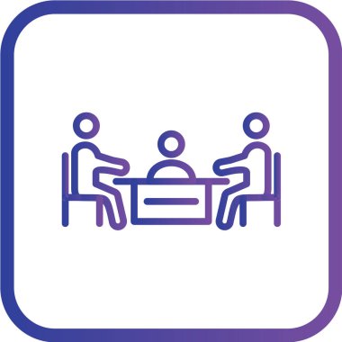 iş simgesi vektör illüstrasyonu