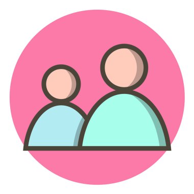 insanlar simge vektör illüstrasyonu