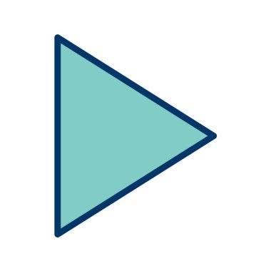 Oynatma düğmesi vektör çizimi