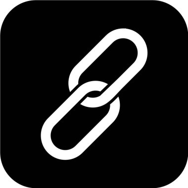 beyaz arkaplanda siyah simge izole edildi