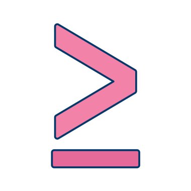 ok simgesi vektör illüstrasyonu