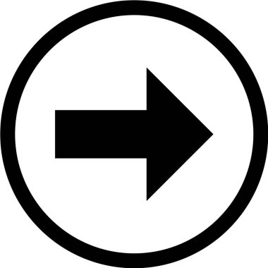 ok simgesinin vektör illüstrasyonu