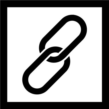 beyaz arkaplanda siyah simge izole edildi