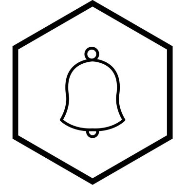 Çan simgesi vektör illüstrasyonu