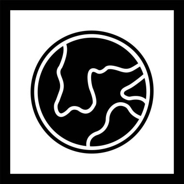 Moda Biçimli Dünya Simgesi Ayrı Arka Gruplandırılmış