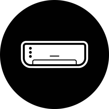 Moda Biçimli AC Simgesi İzole Arkaplan