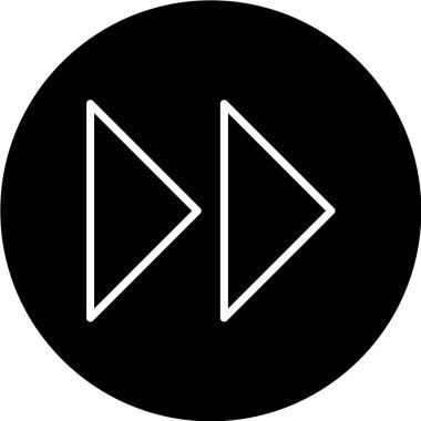 beyaz arkaplanda siyah simge izole edildi