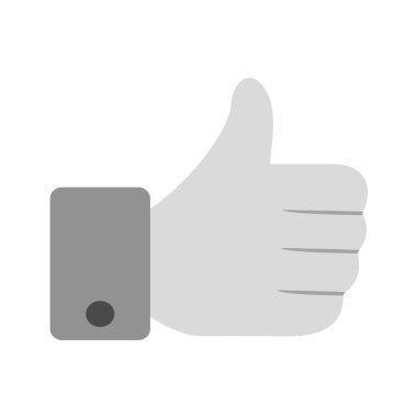 El hareketi simgesi vektör illüstrasyon grafik tasarımı