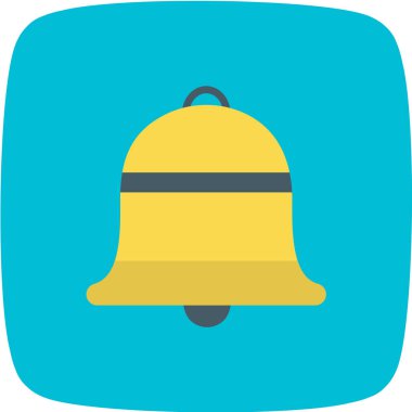 Çan simgesi vektör illüstrasyonu