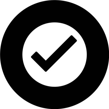 beyaz arkaplanda siyah simge izole edildi