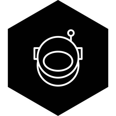 Moda Biçiminde Astronout Simgesi İzole Arkaplan