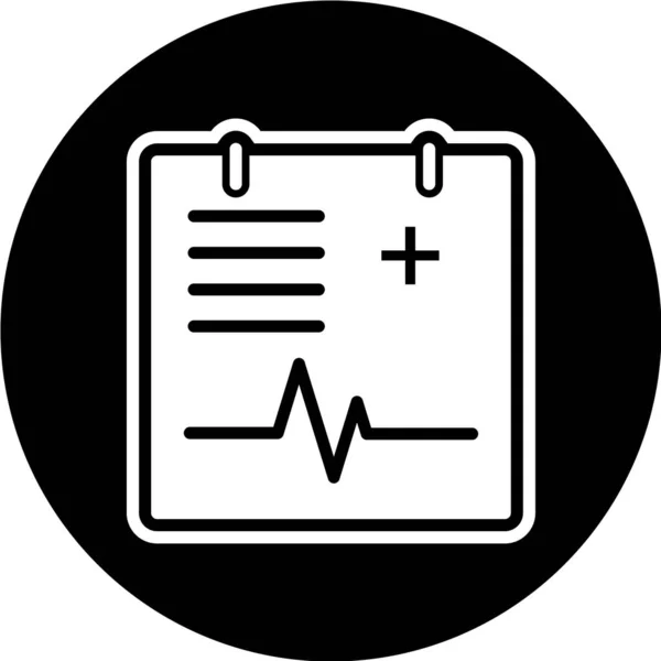 Ikona Wektora Opieki Medycznej Zdrowotnej — Wektor stockowy