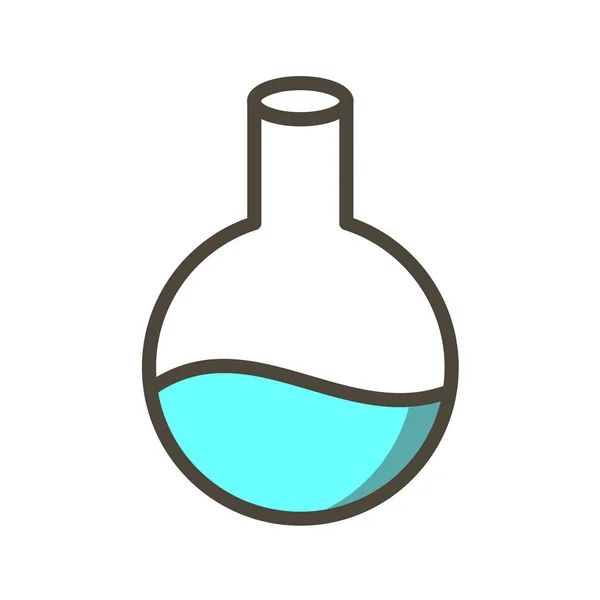 Laboratory Flask Icon Vector Illustration Graphic Design — Stock Vector