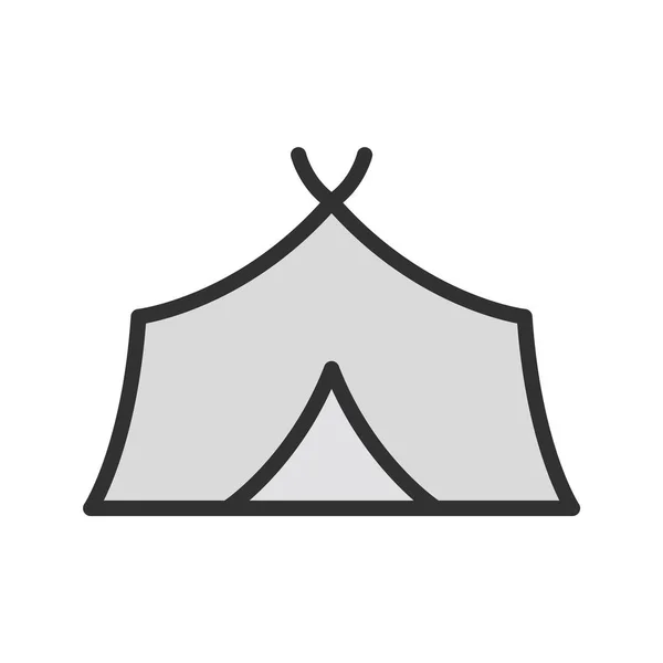 Икона Типи Модном Стиле Изолированный Фон — стоковый вектор